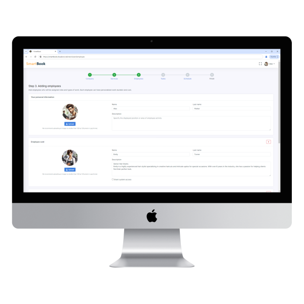 2. Initial data setup